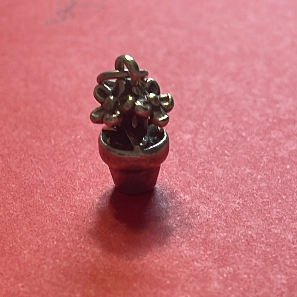 ⭐️James Avery Retired flower plant charm⭐️